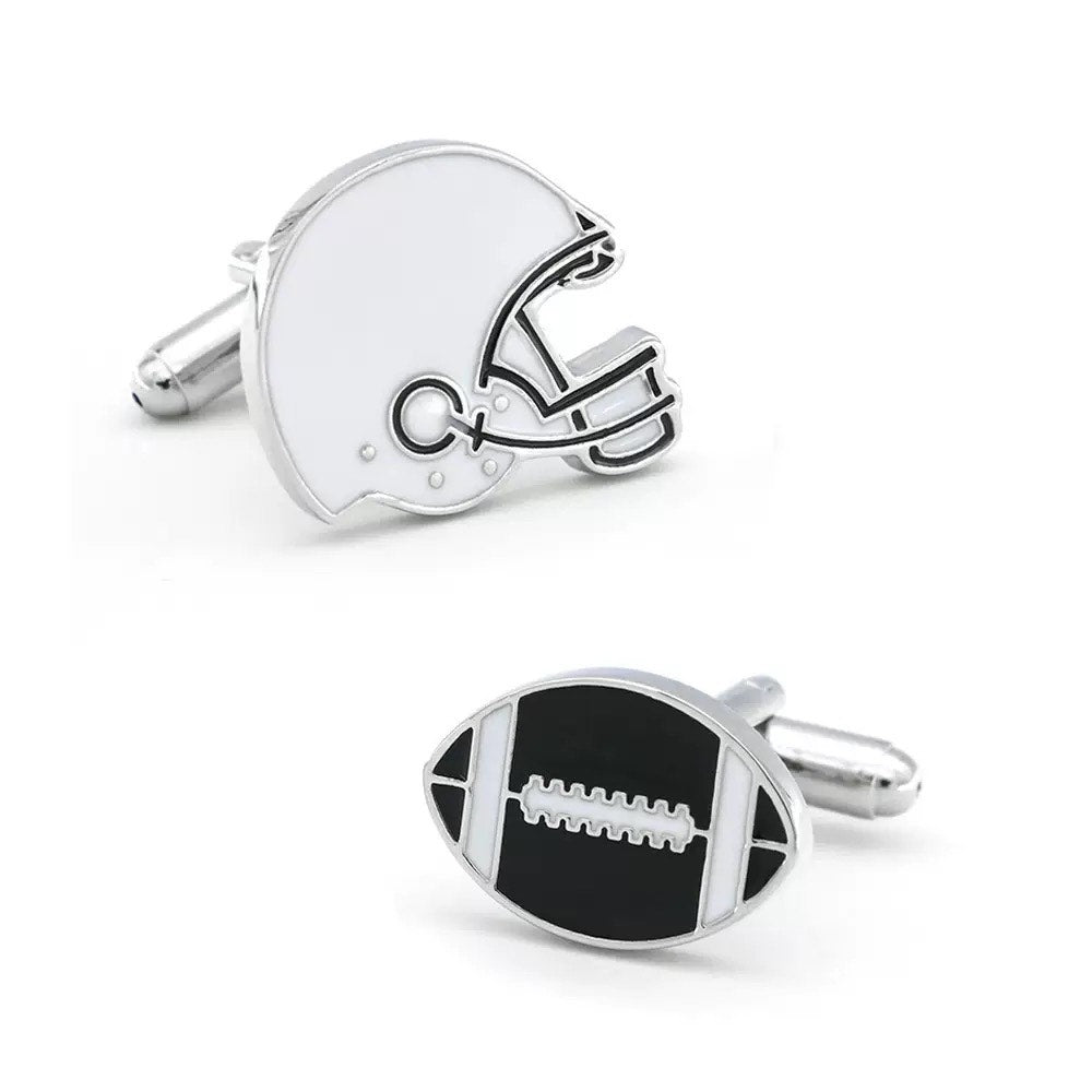Cufflinks - Football & Helmet