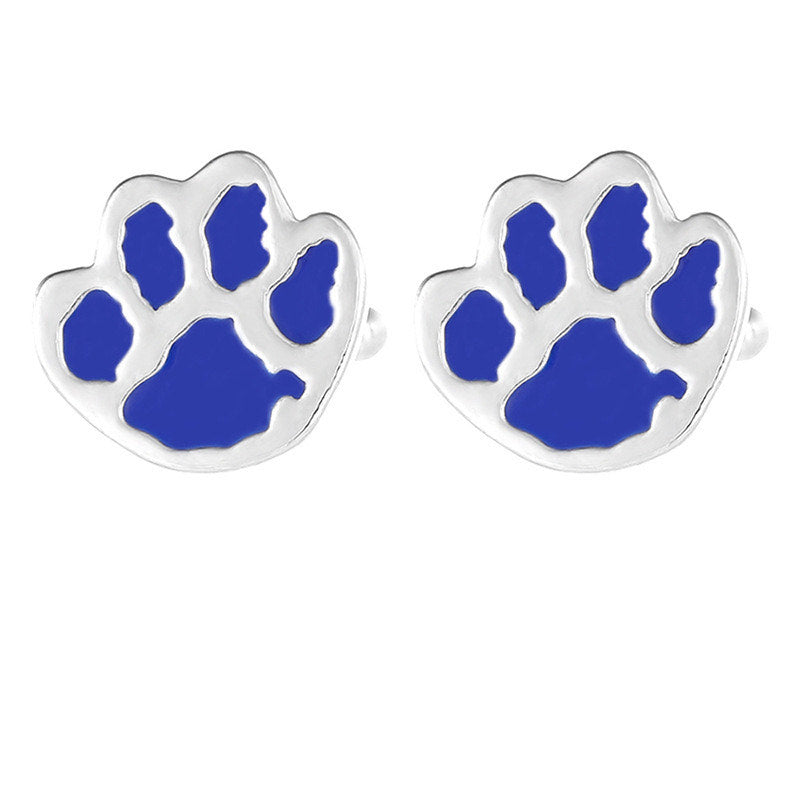 Cufflinks - Blue Paws