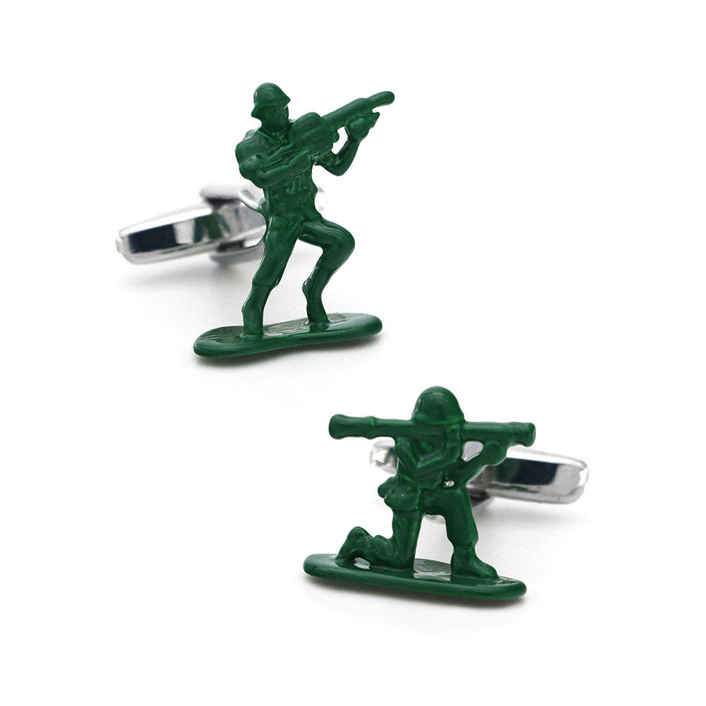Cufflinks - Army Guy