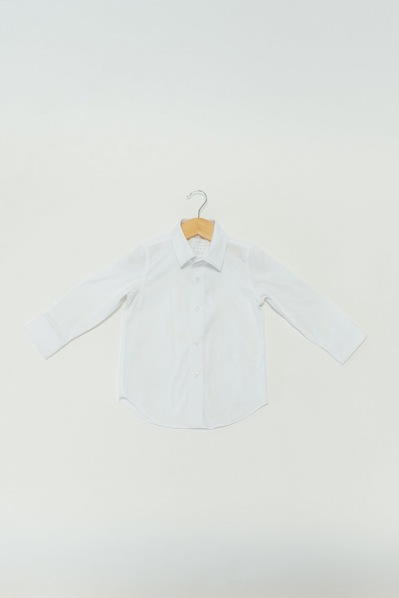 Boys' Ultimate White Dress Shirt - Normal Cuffs