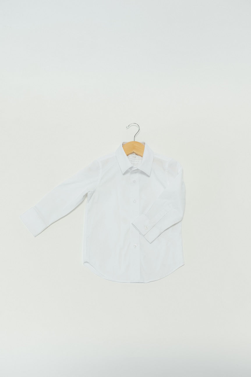 Boys' Ultimate White Dress Shirt - Normal Cuffs