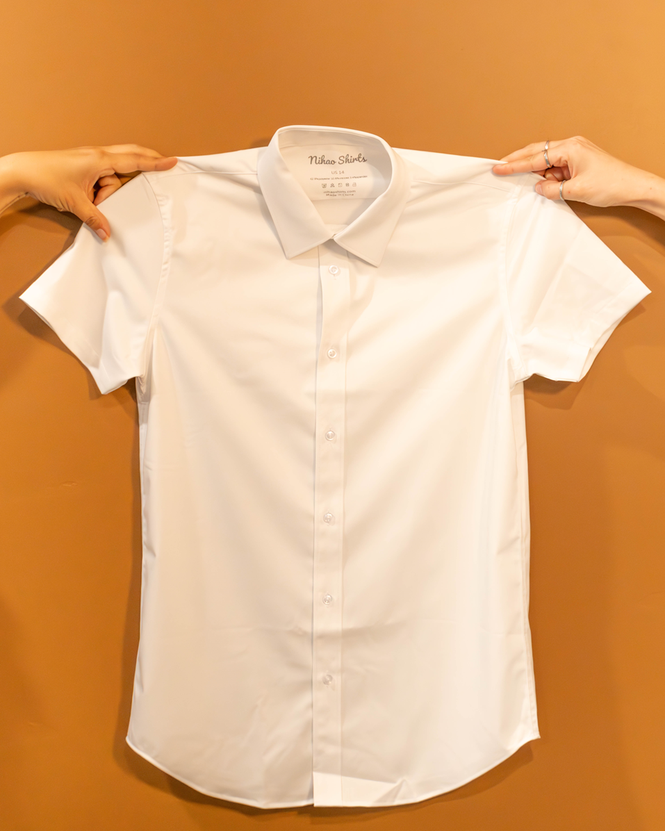 Teens' Ultimate White Dress Shirt - Short Sleeve