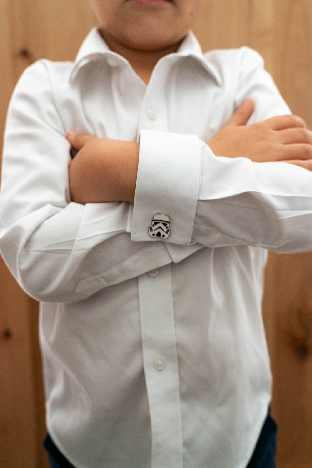 Boys' White Dress Shirt - French Cuffs