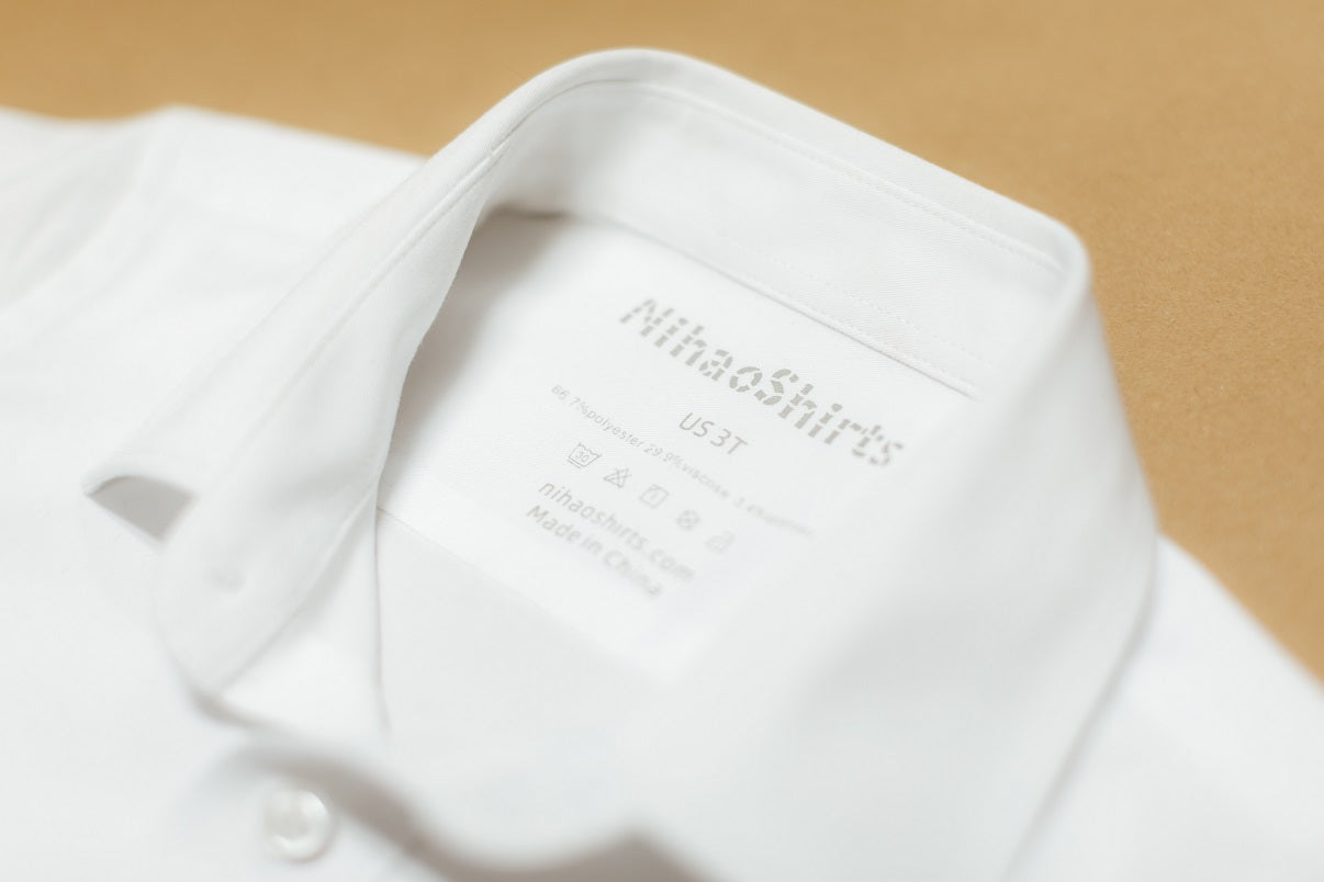 Boys' Ultimate White Dress Shirt - Normal Cuffs