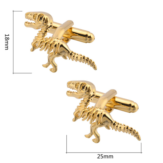 Cufflinks - gold T.Rex