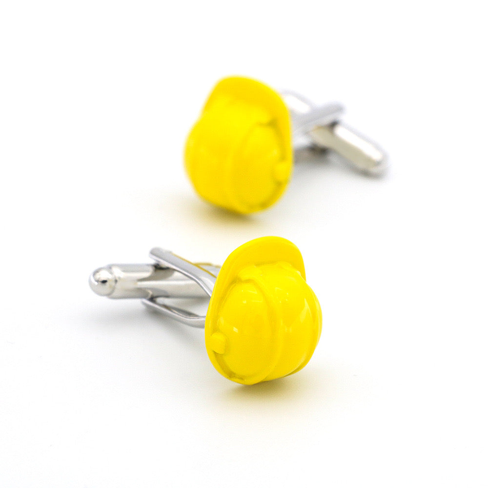 Cufflinks - construction helmet