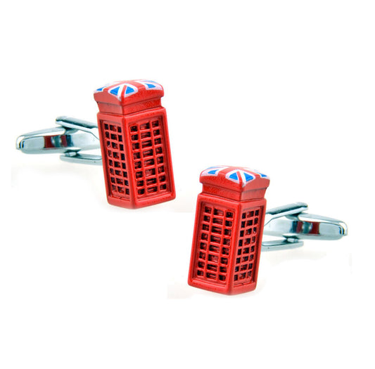Cufflinks - London Phone Booth