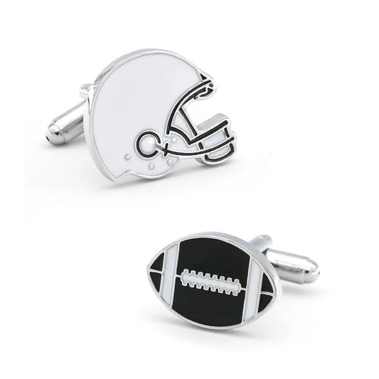 Cufflinks - Football & Helmet