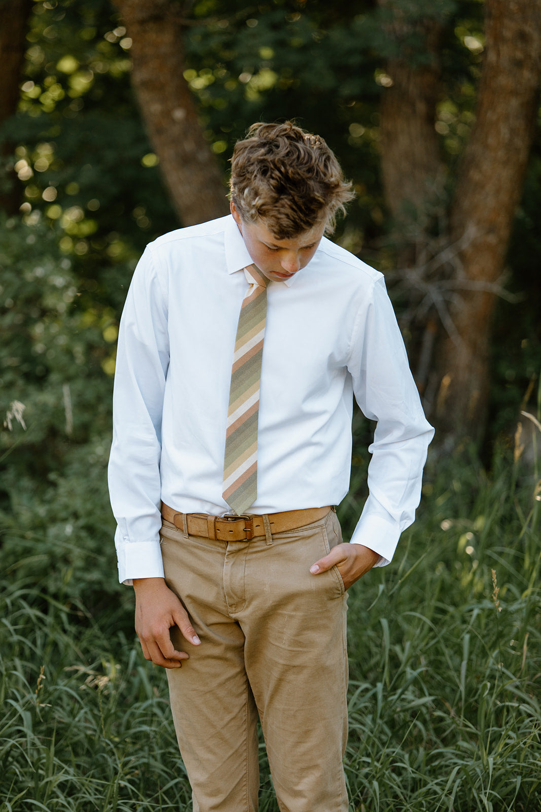 Teens' Ultimate White Dress Shirt - Normal Cuffs